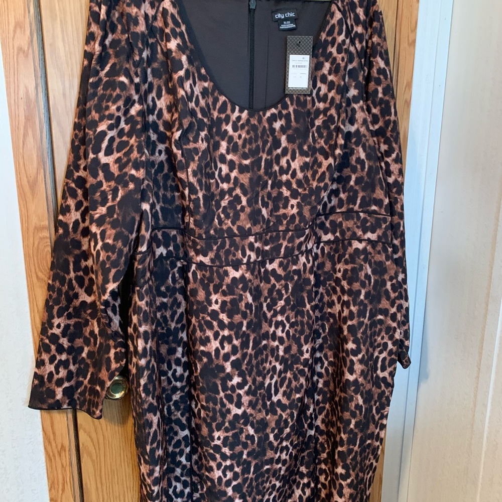 New with Tags Animal Print Dress from City Chic